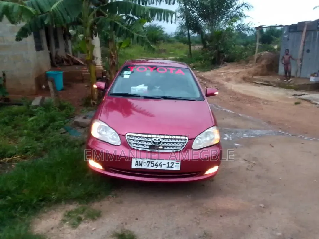 Toyota Corolla 2007 Red