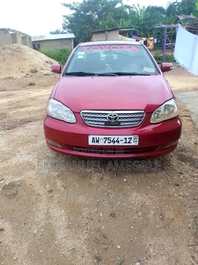 Toyota Corolla 2007 Red