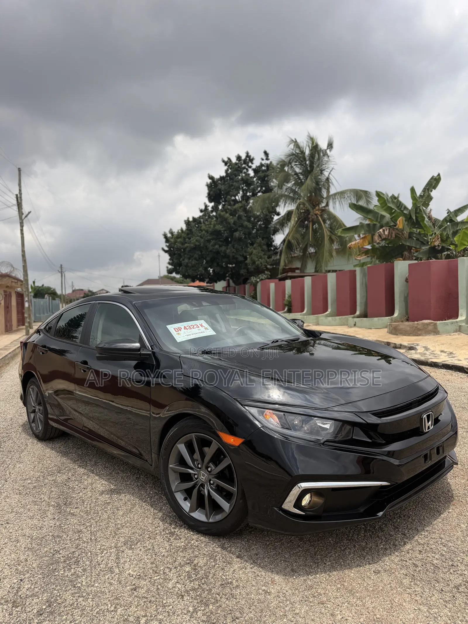 Honda Civic EX-L Sedan 2019 Black