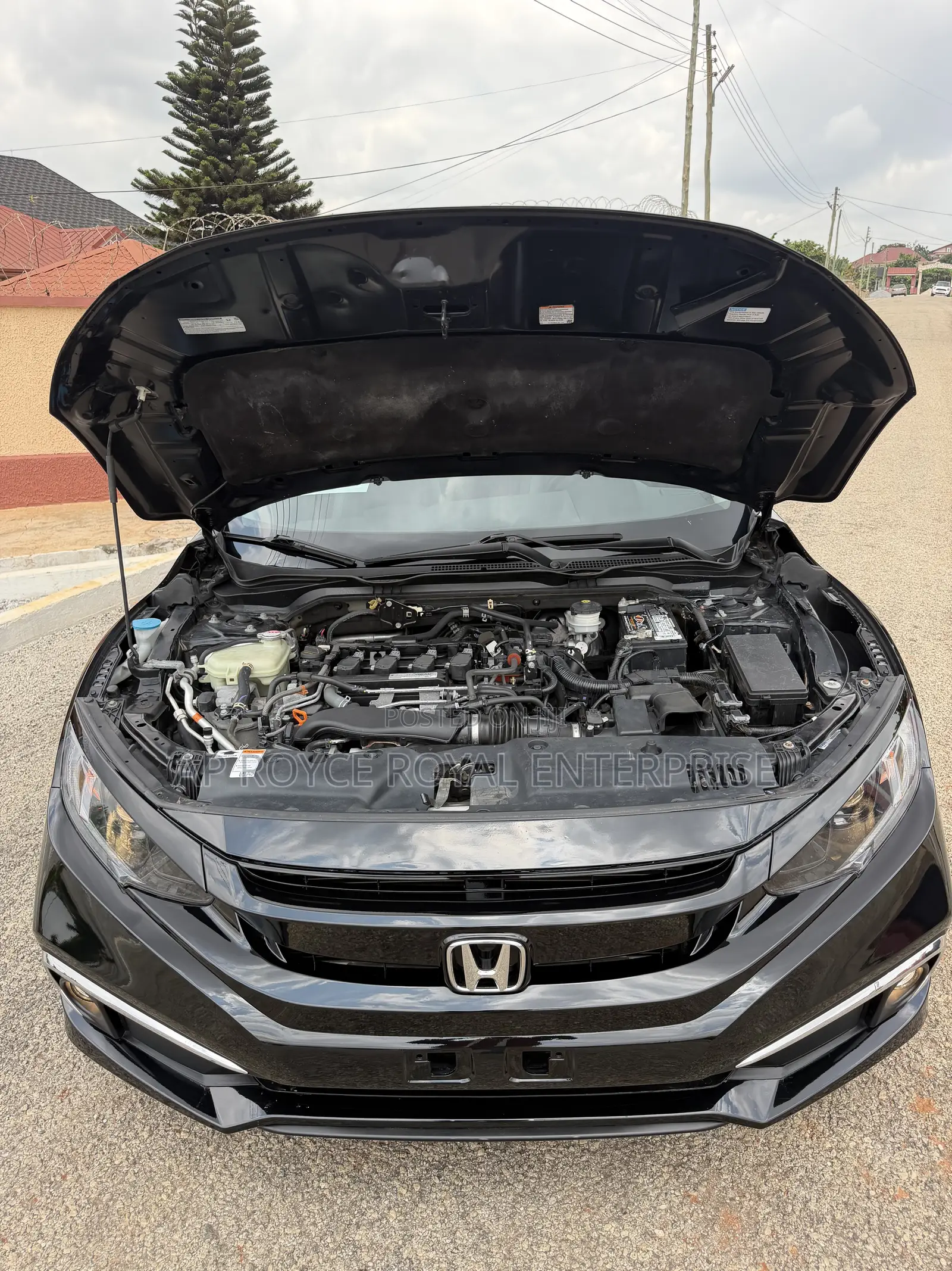 Honda Civic EX-L Sedan 2019 Black