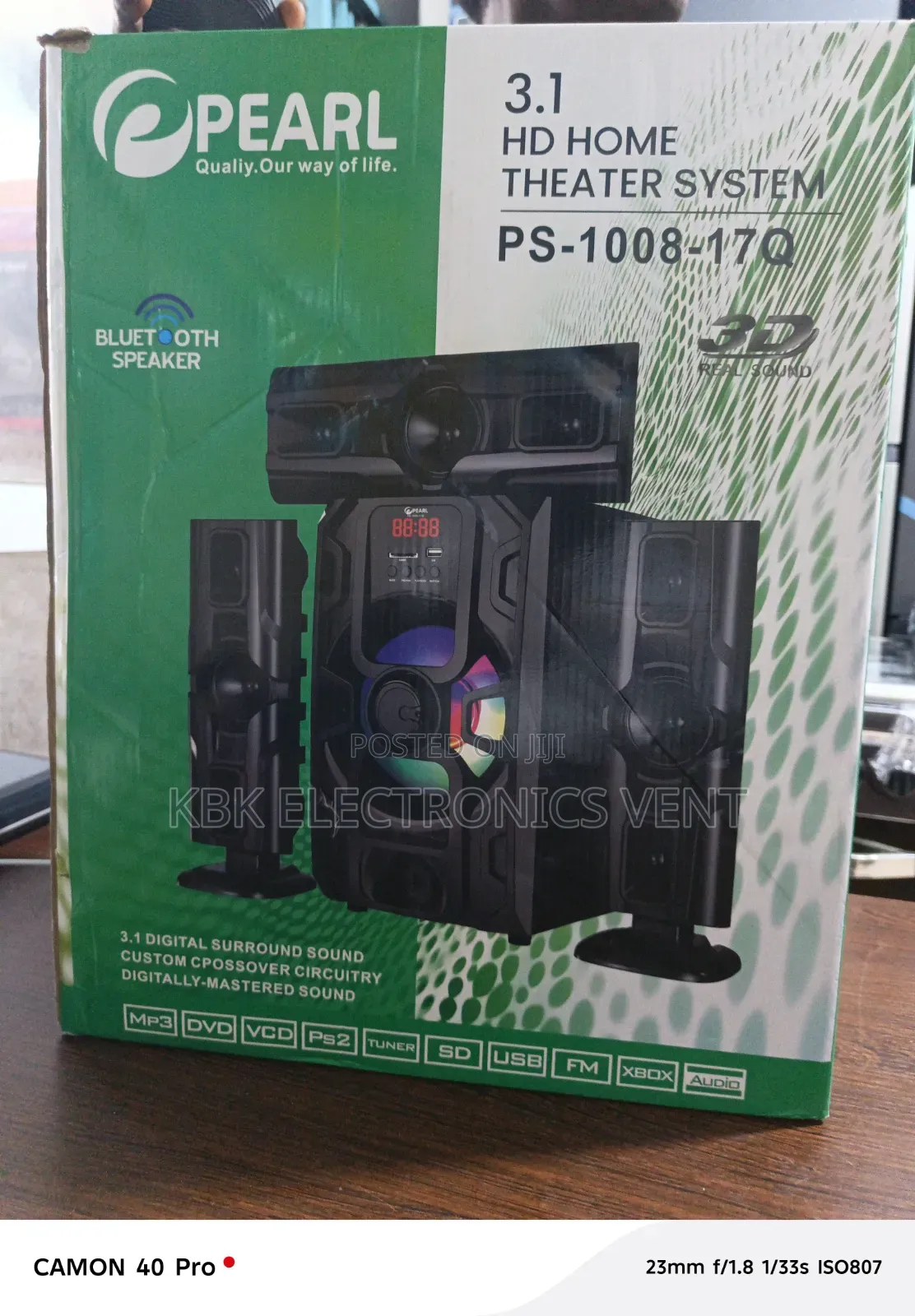 Pearl 3.1Channel Bluetooth Speaker