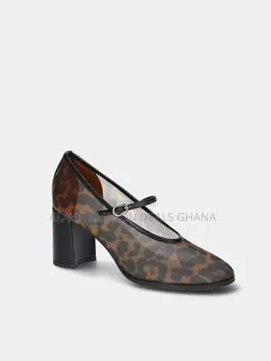 Scoop Women's Mesh Mary Jane Block Heel Pumps