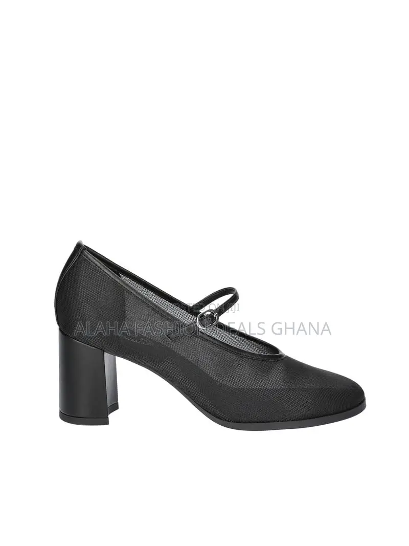 Scoop Women's Mesh Mary Jane Block Heel Pumps