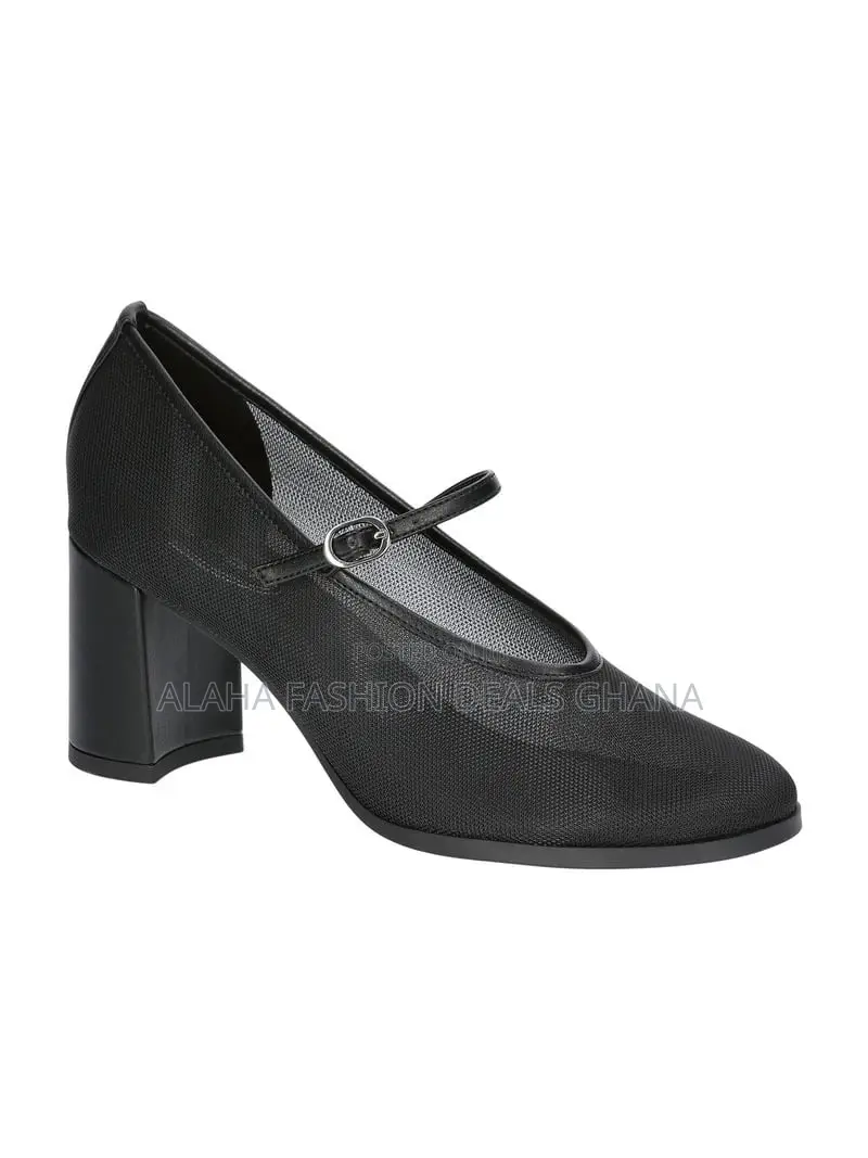 Scoop Women's Mesh Mary Jane Block Heel Pumps
