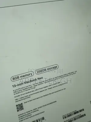 New Laptop Apple MacBook Neo 2026 8GB SSD 256GB