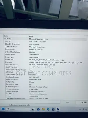 Laptop Lenovo ThinkPad T490s 8GB Intel Core i5 SSD 256GB