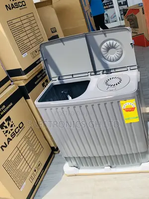 Lastest Grey Nasco 11KG Twin Tub Washing Machine NAS-11-TW