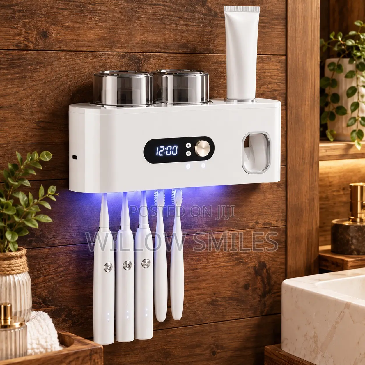 Uv Toothpaste/Brush Dispenser & Sterilizer