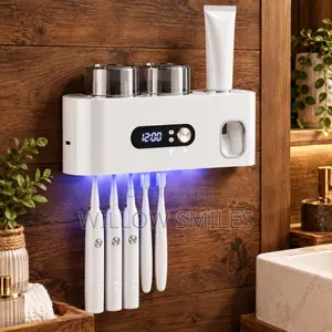 Uv Toothpaste/Brush Dispenser & Sterilizer