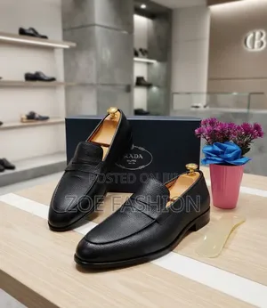 Men's Leather Loafers Shoe(PRADA)