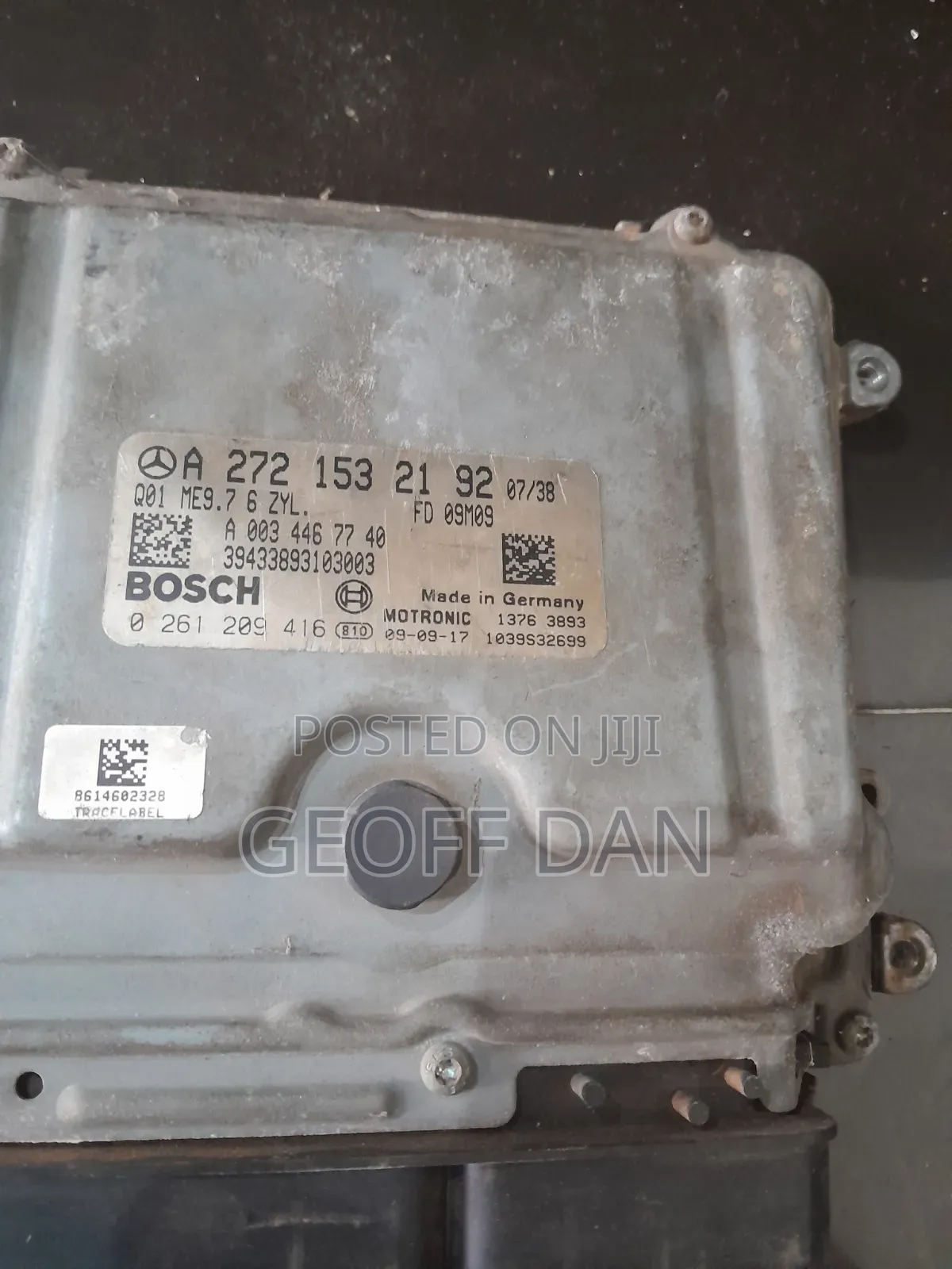 Mercedes Benz C 204 Ecu Control Board