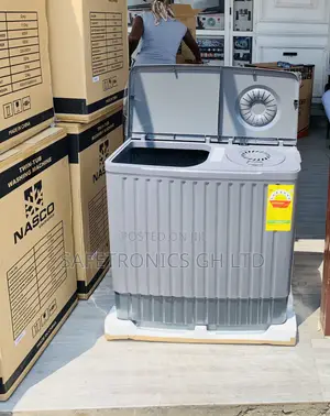 Sealed Original Grey Nasco 11KG Twin Tub Washing Machine NAS-11-TW