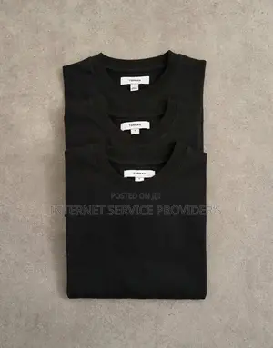 Topman 3 Pack Classic Fit T-Shirt in Black