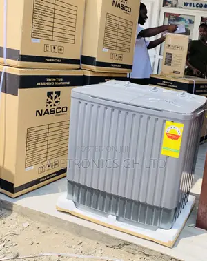High Quality Grey Nasco 11KG Twin Tub Washing Machine NAS-11-TW