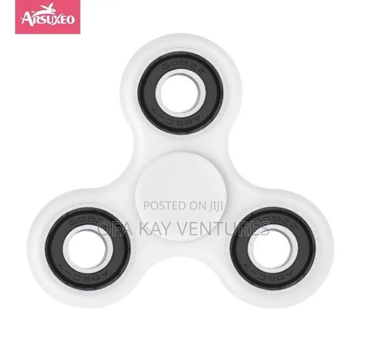 White Fidget Spinner