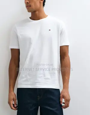 Tommy Hilfiger Signature Essential Flag Logo 3 Pack T-Shirt in White