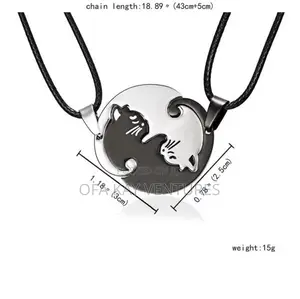 Cat Couple Love Necklace