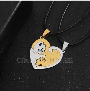 Cat Couple Love Necklace