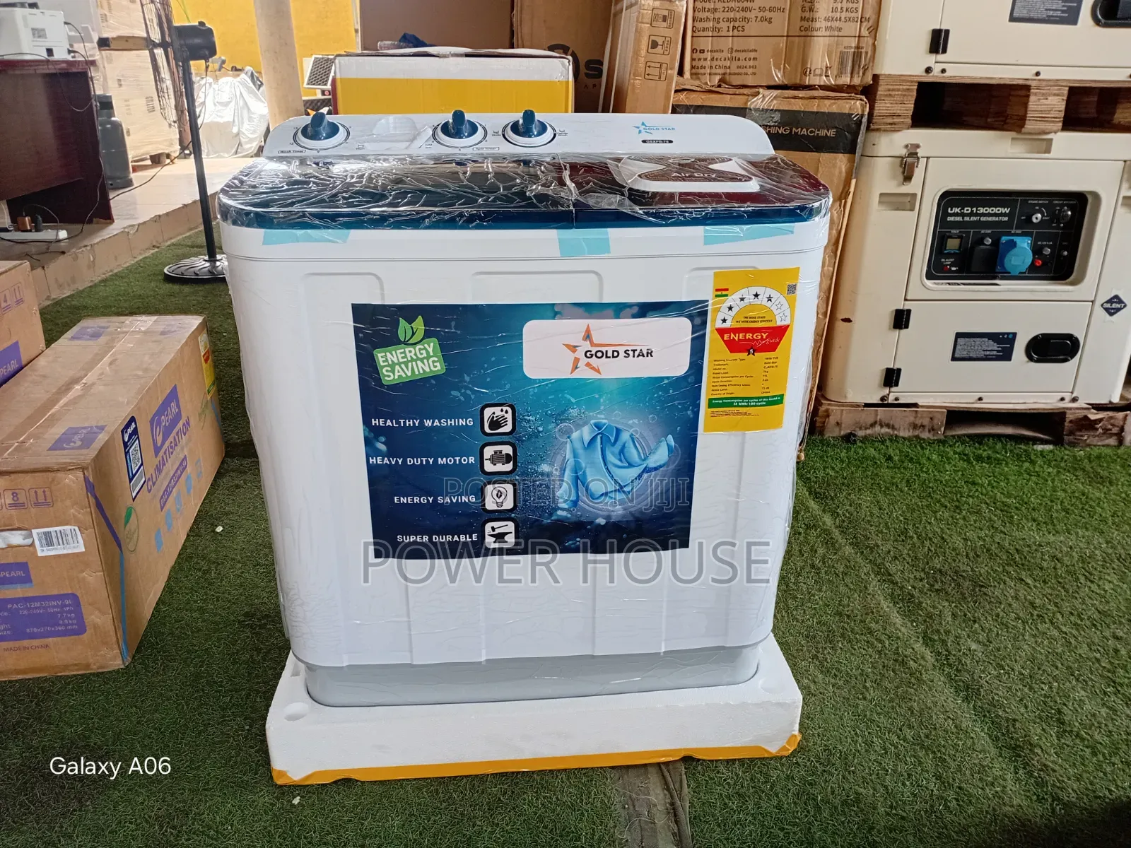 Powerful Gold Star Twin Tub – Wash, Spin and Save Time 9kg
