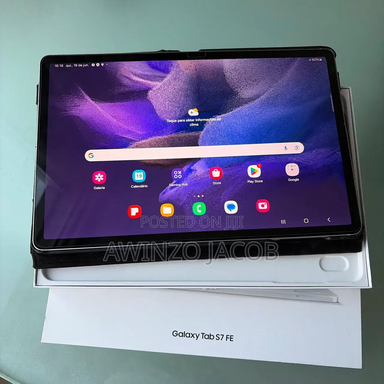 New Samsung Galaxy Tab S7 FE 128 GB Black