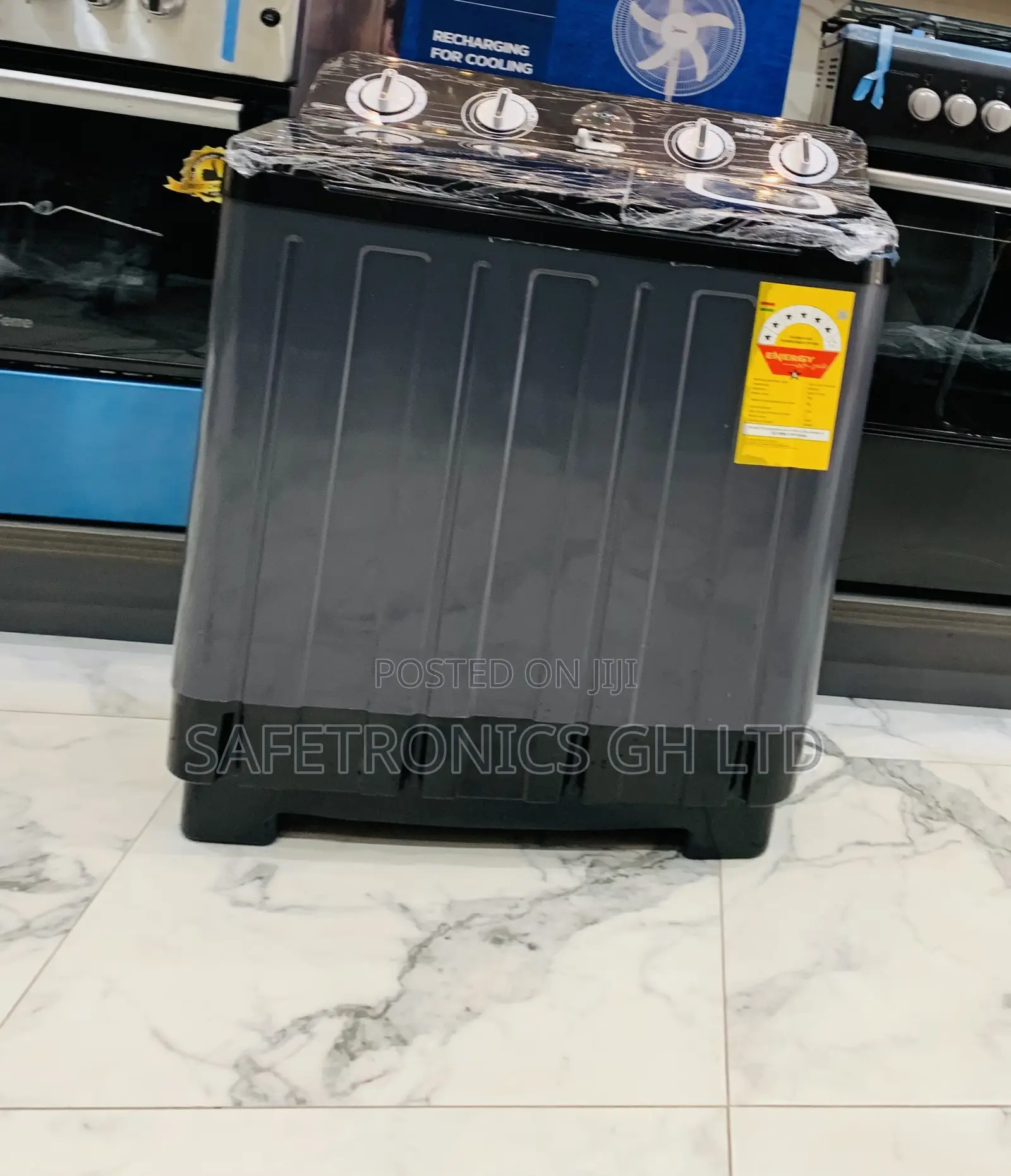 Excellent Sleek Black Nasco Washing Machine 7kg Tt Nas-07-Tw