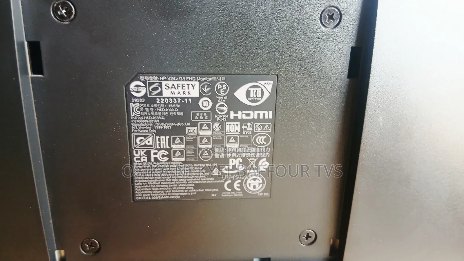HP Monitor 24 Inches