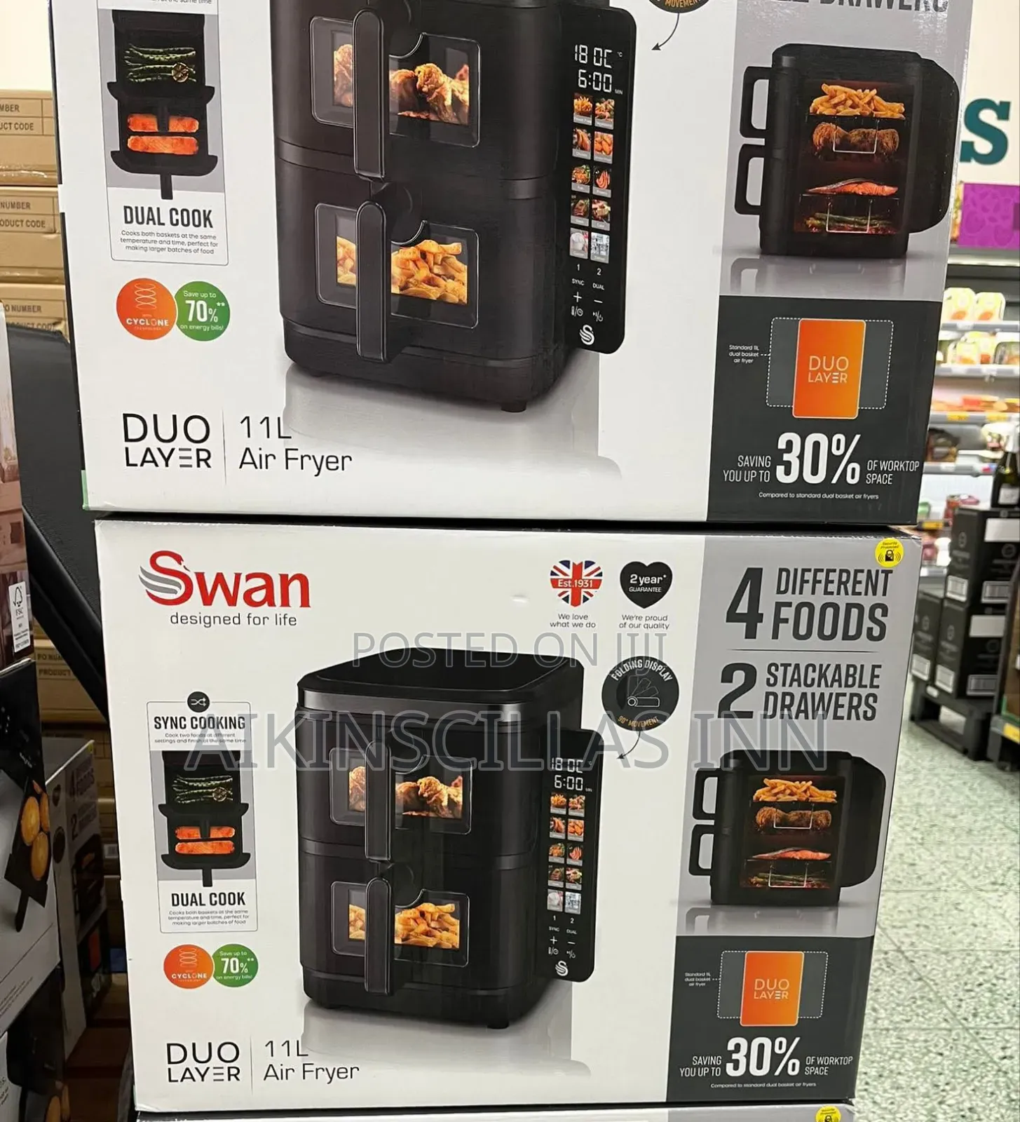 Swan Dual Smart Airfryer