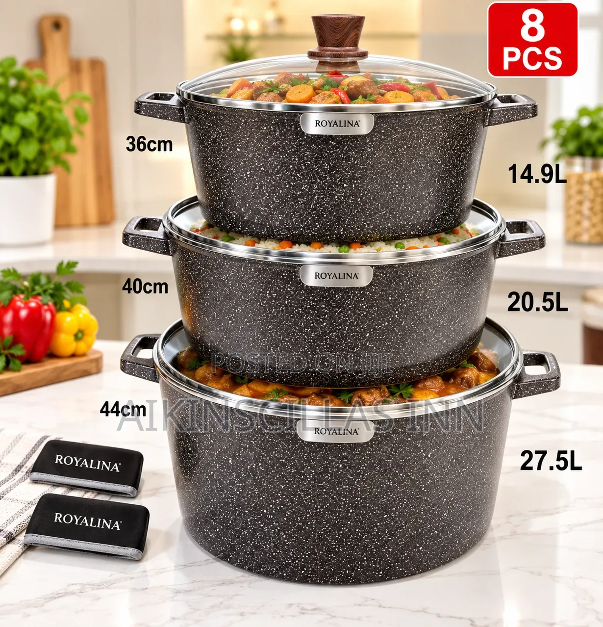 Vicalina Commercial Size Cookware