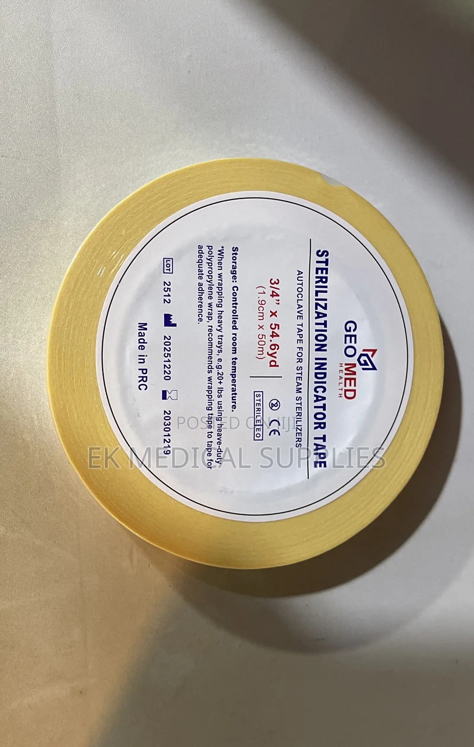 Autoclave Tape or Sterilization Indicator Tape