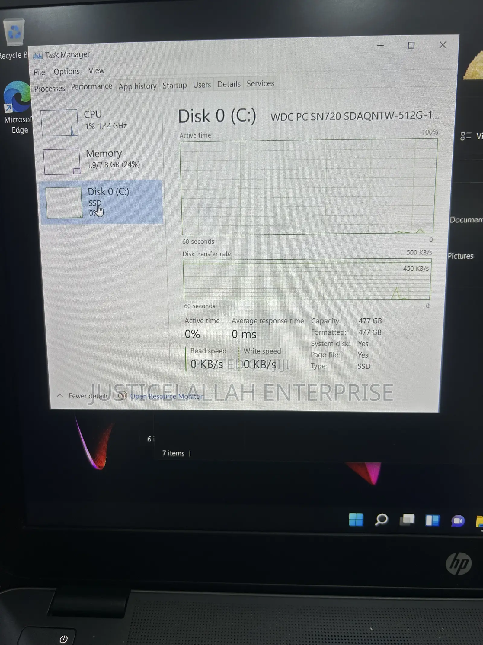 Laptop HP ZBook 15u G3 16GB Intel Core i7 SSD 512GB