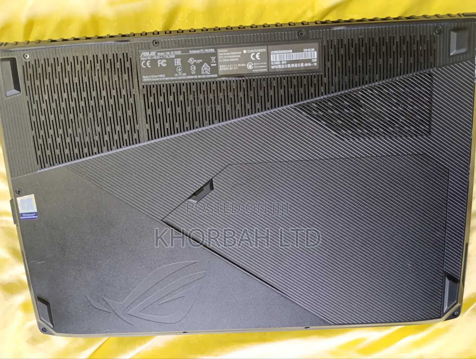 Laptop Asus ROG Strix GL703 16GB Intel Core i7 SSHD+SSD 1T