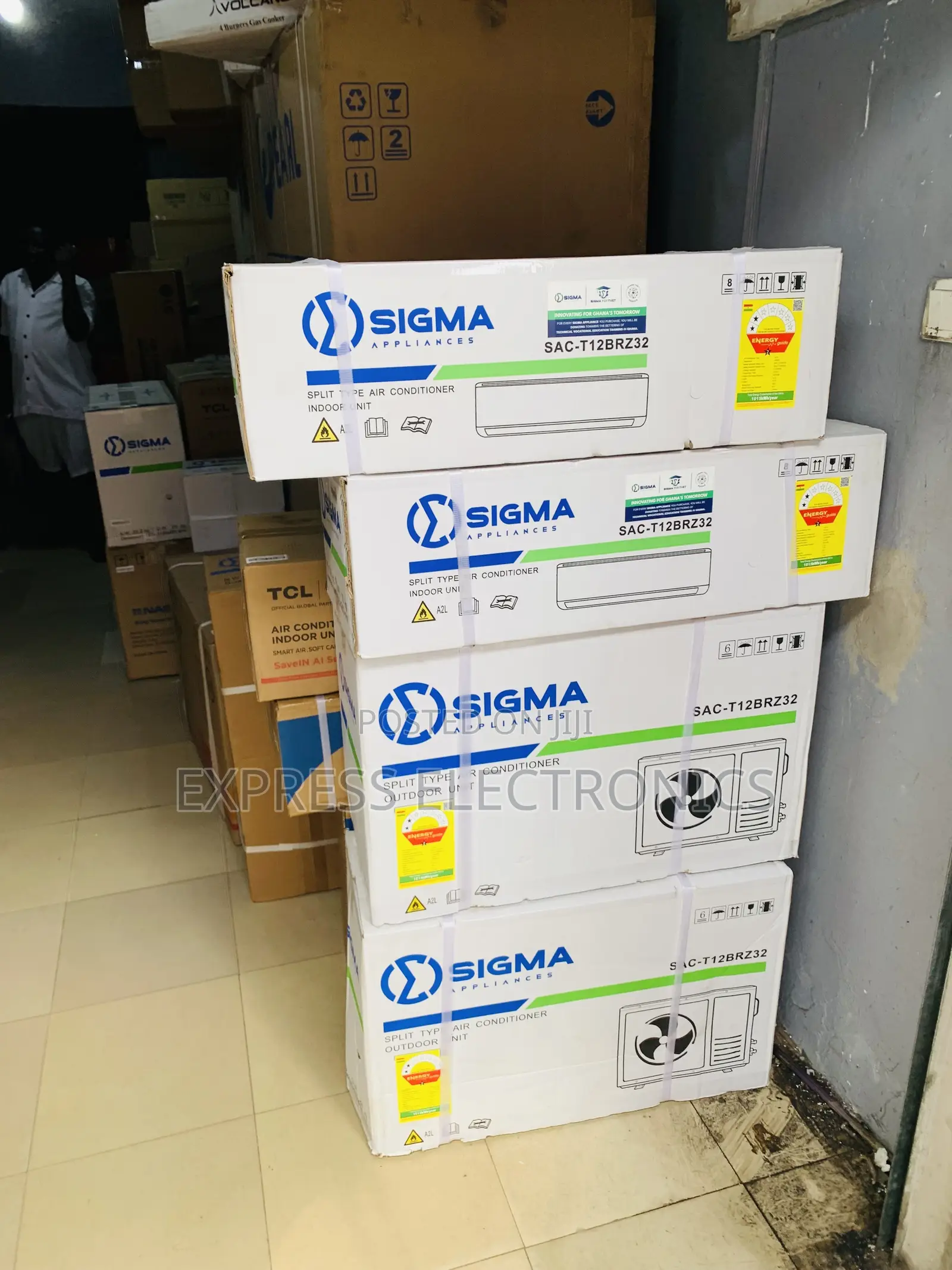 Text Us for Sigma 1.5Hp R410 Split Air Conditioner BREEZE-HY12SB