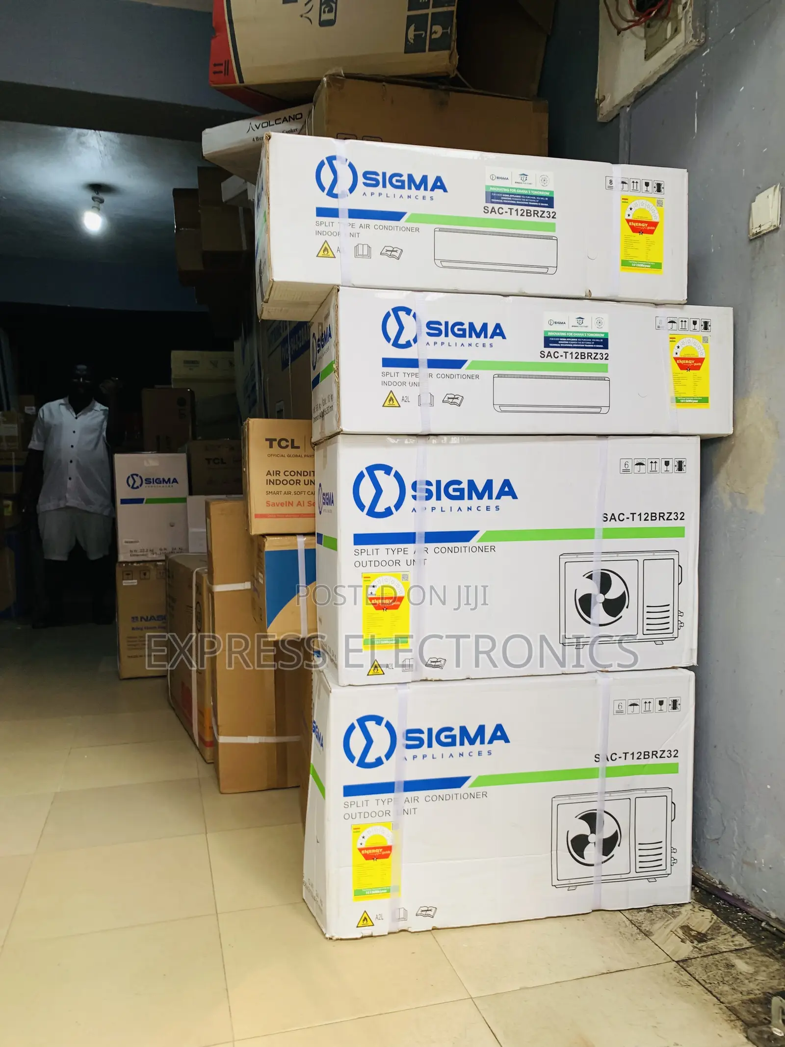 Hot Deals Sigma 1.5Hp R410 Split Air Conditioner BREEZE-HY12SB