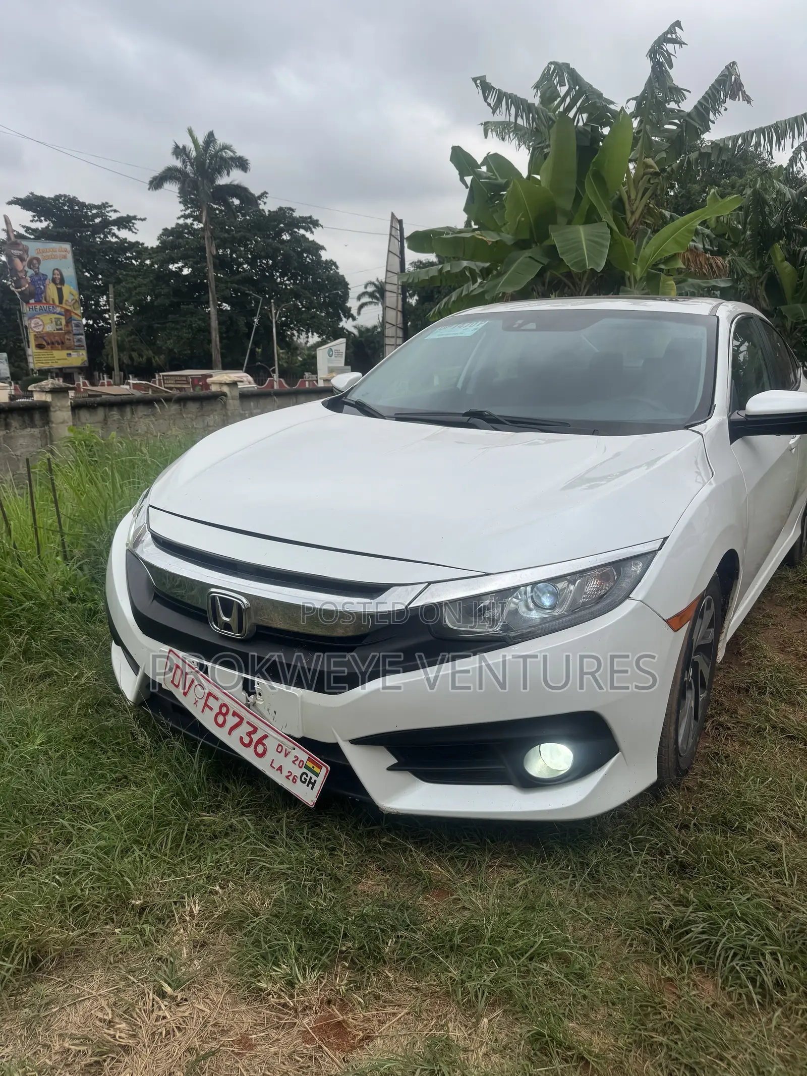 Honda Civic EX Sedan 2018 White