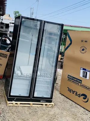 Newly Bulky Pearl 690L Glass Display Double-Door PVC-801-27AA Fridge