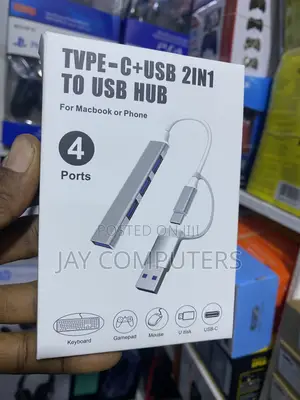 2in1 Type-C+USB to USB Hub
