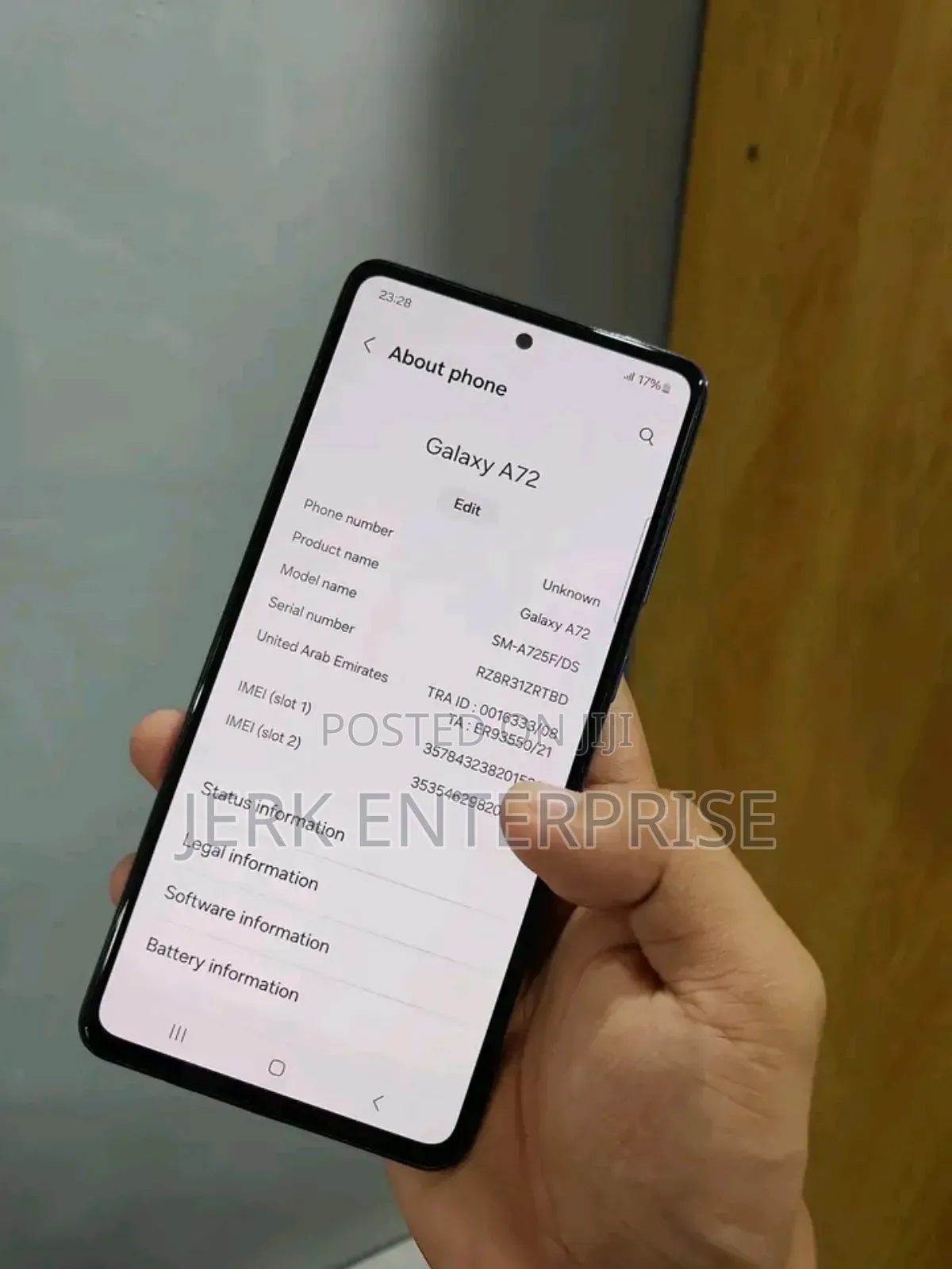 Samsung Galaxy A72 256 GB Blue
