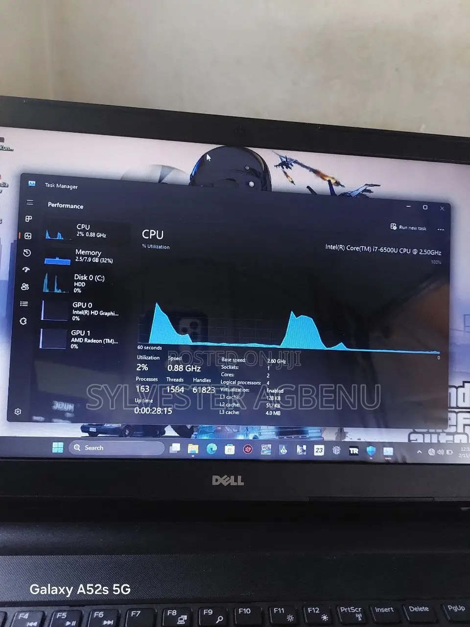 Laptop Dell Inspiron 15 5559 8GB Intel Core i7 HDD 1T