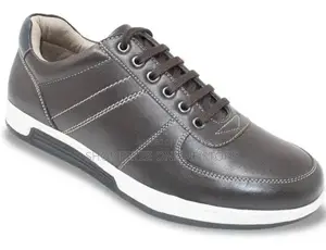 Pegasus Leather Wide Fit Trainers