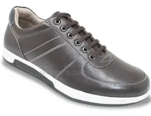 Pegasus Leather Wide Fit Trainers