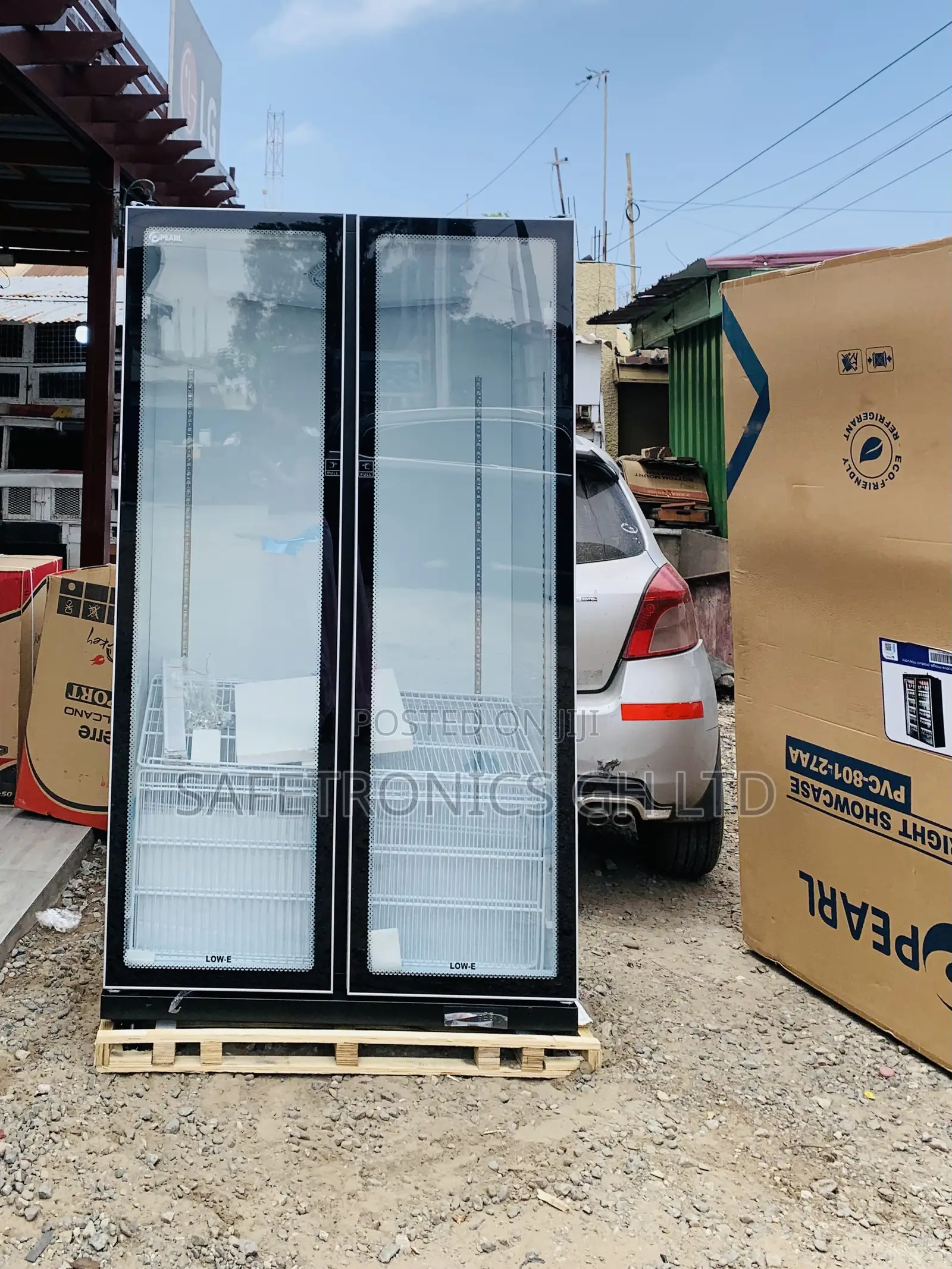 Shop Reliable Pearl 690L Glass Display Double-Door PVC-801-27AA Fridge