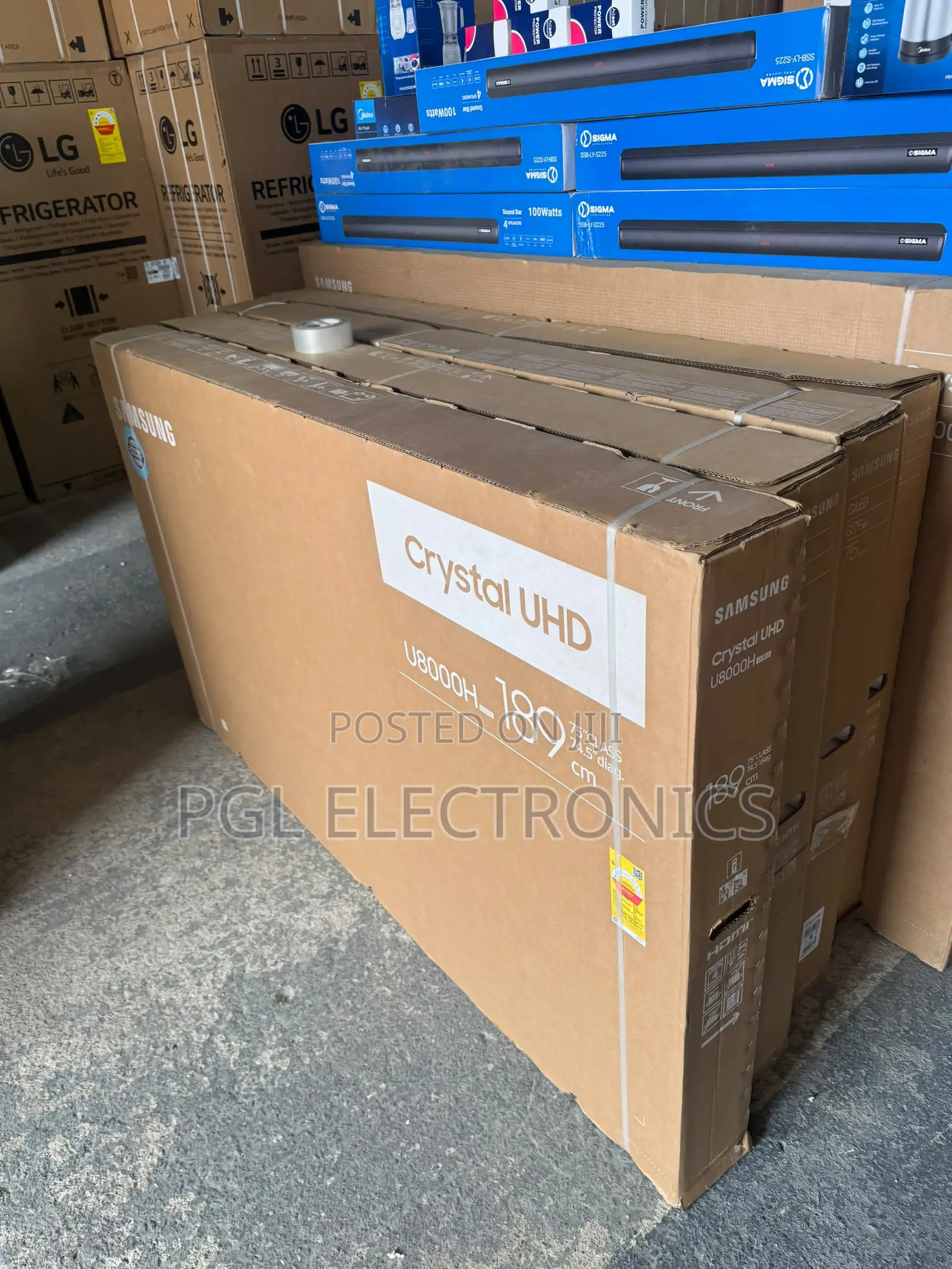 Samsung 75" Crystal UHD 75U8000H Samsung Vision AI Smart TV (2026)