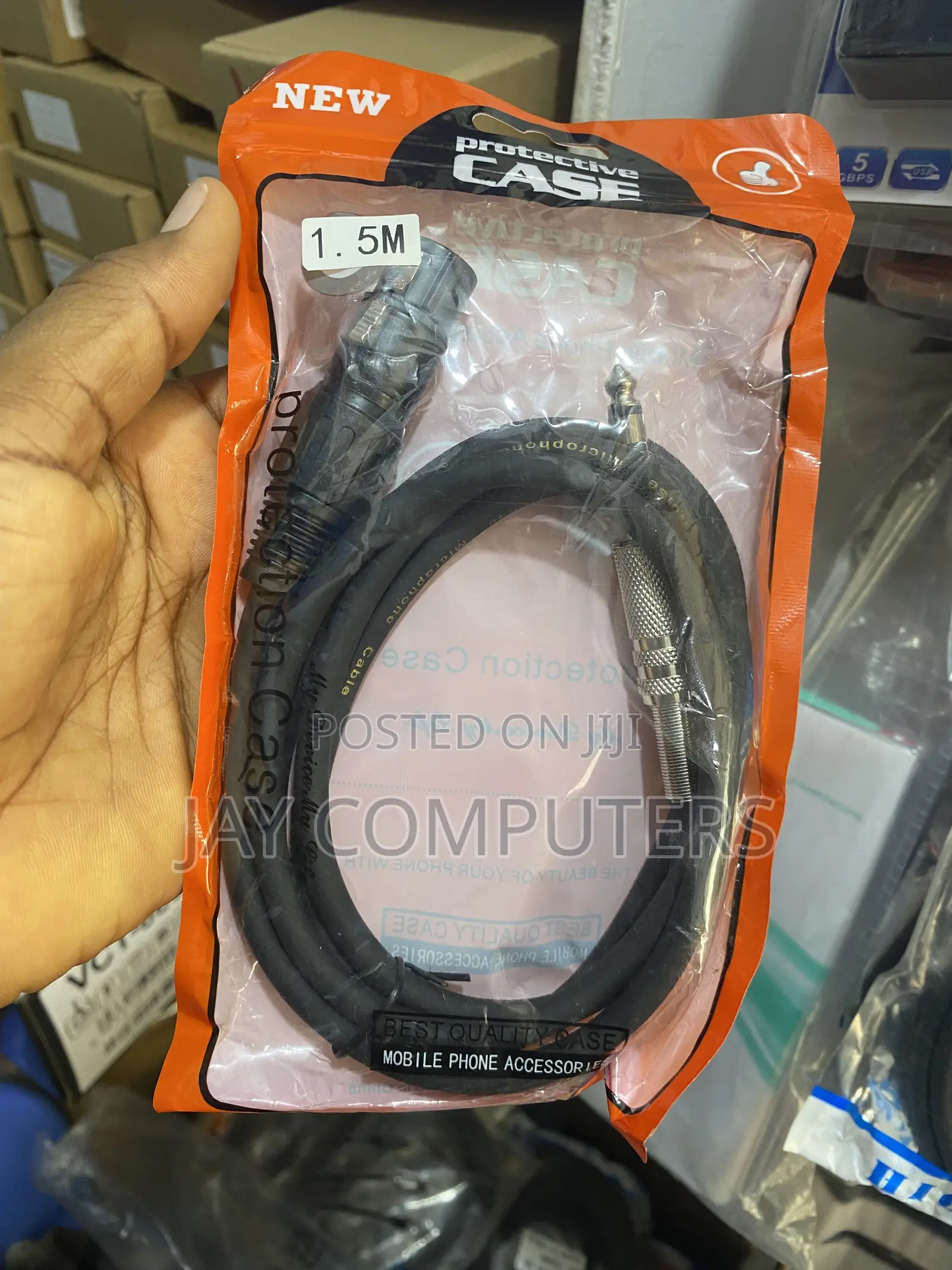 XLR Female to 6.35mm TRS Audio Cable