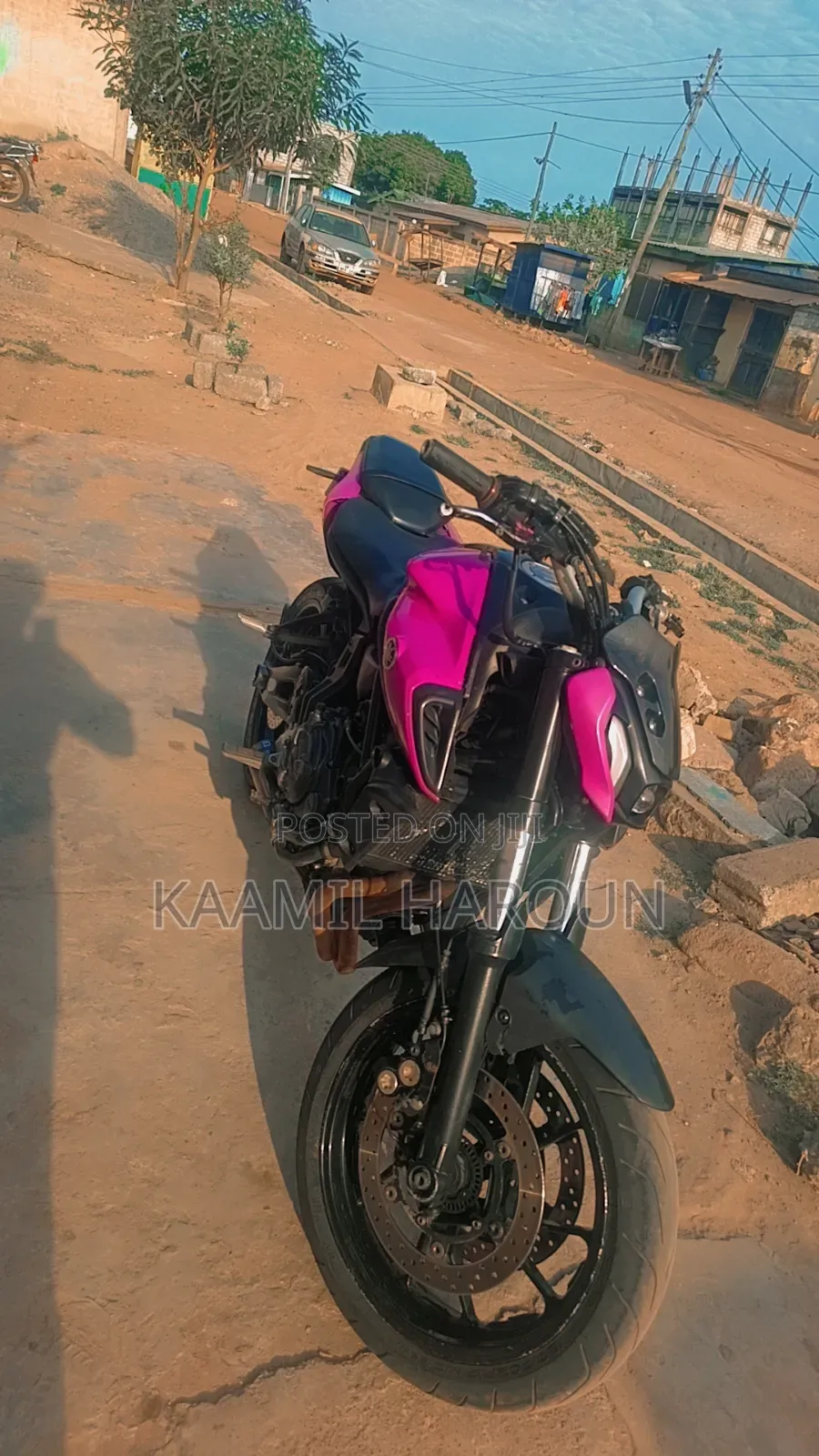 Yamaha MT-07 2024 Pink