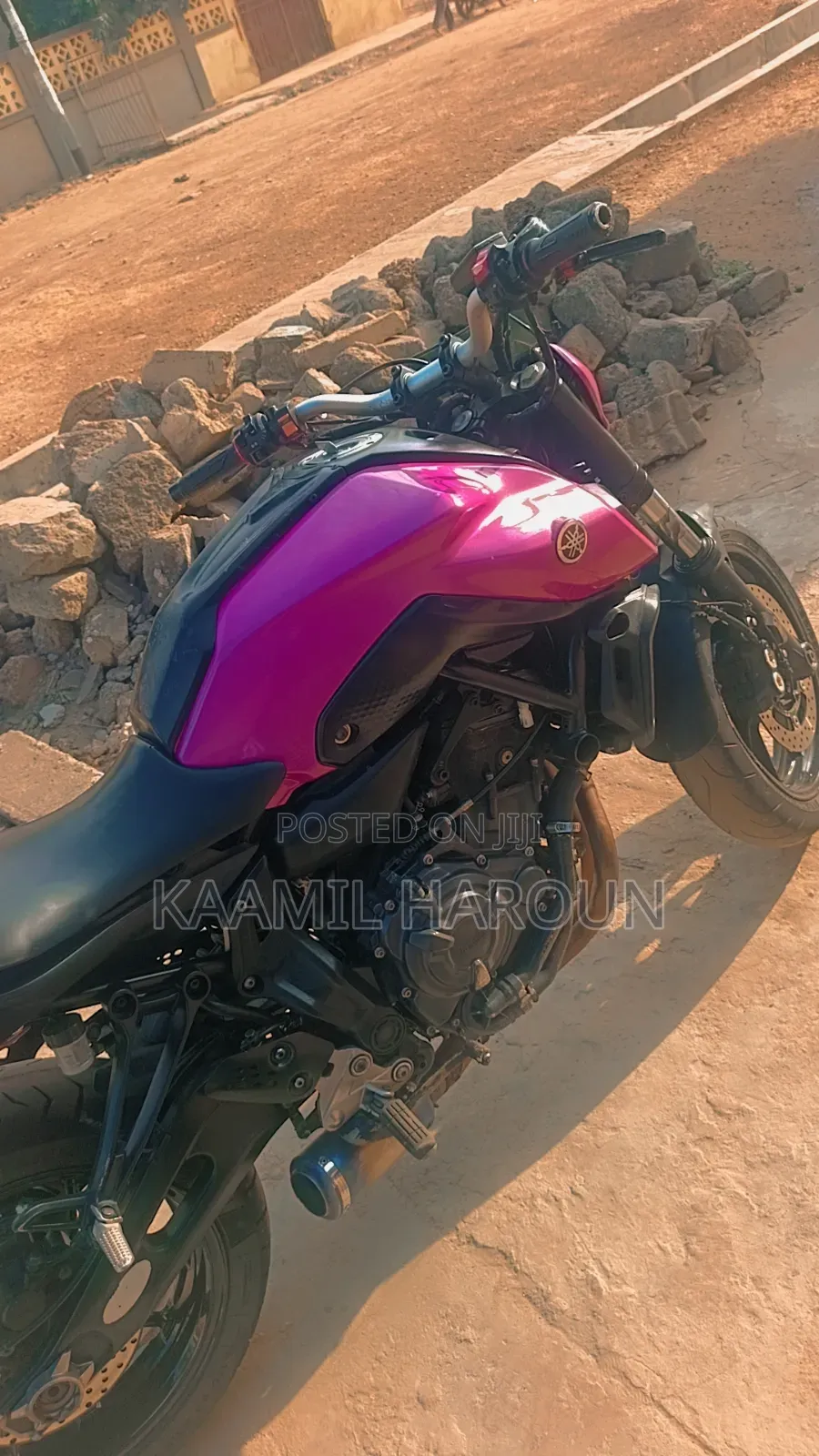 Yamaha MT-07 2024 Pink