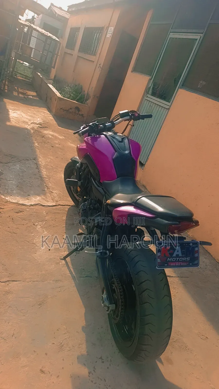 Yamaha MT-07 2024 Pink