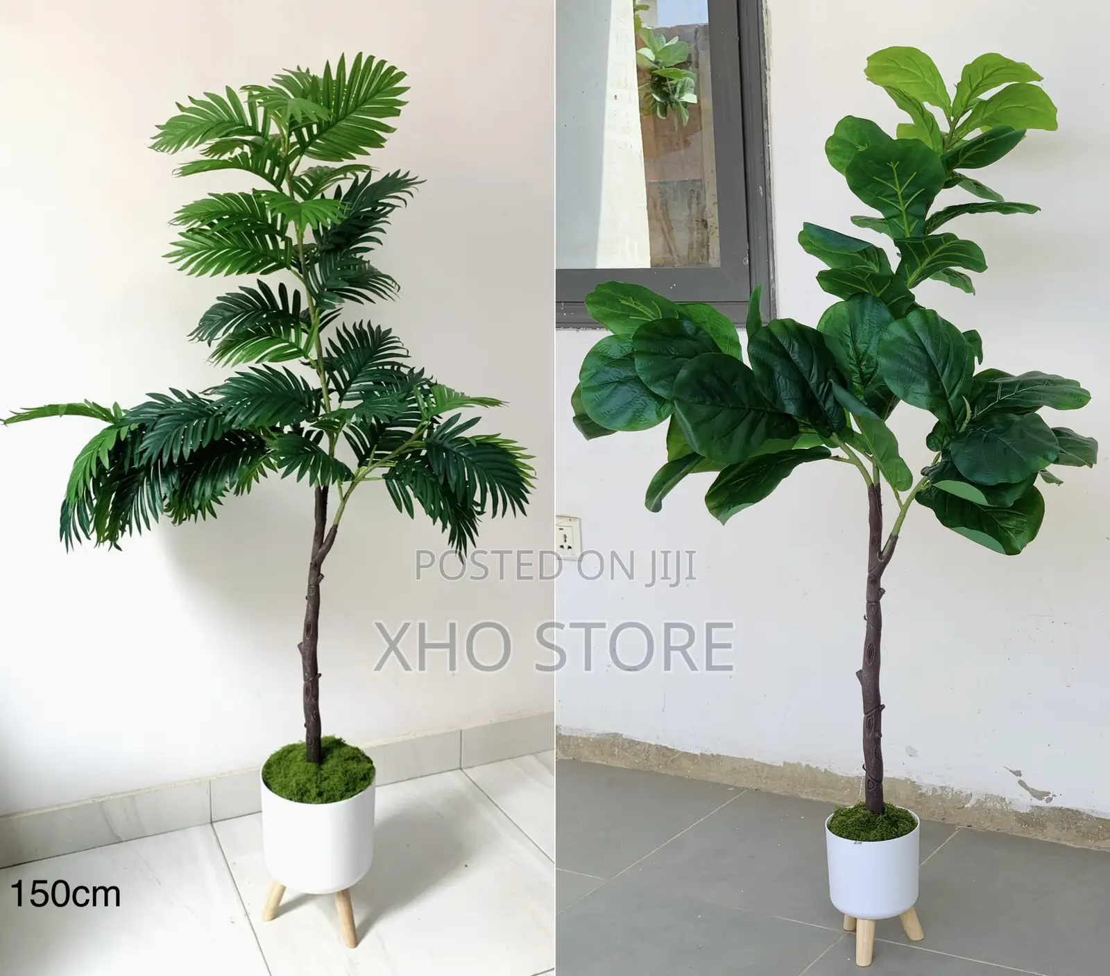 Artificial Plant Areca Palm, Dumb Cane, Fiddle Leaf, Potted Plants