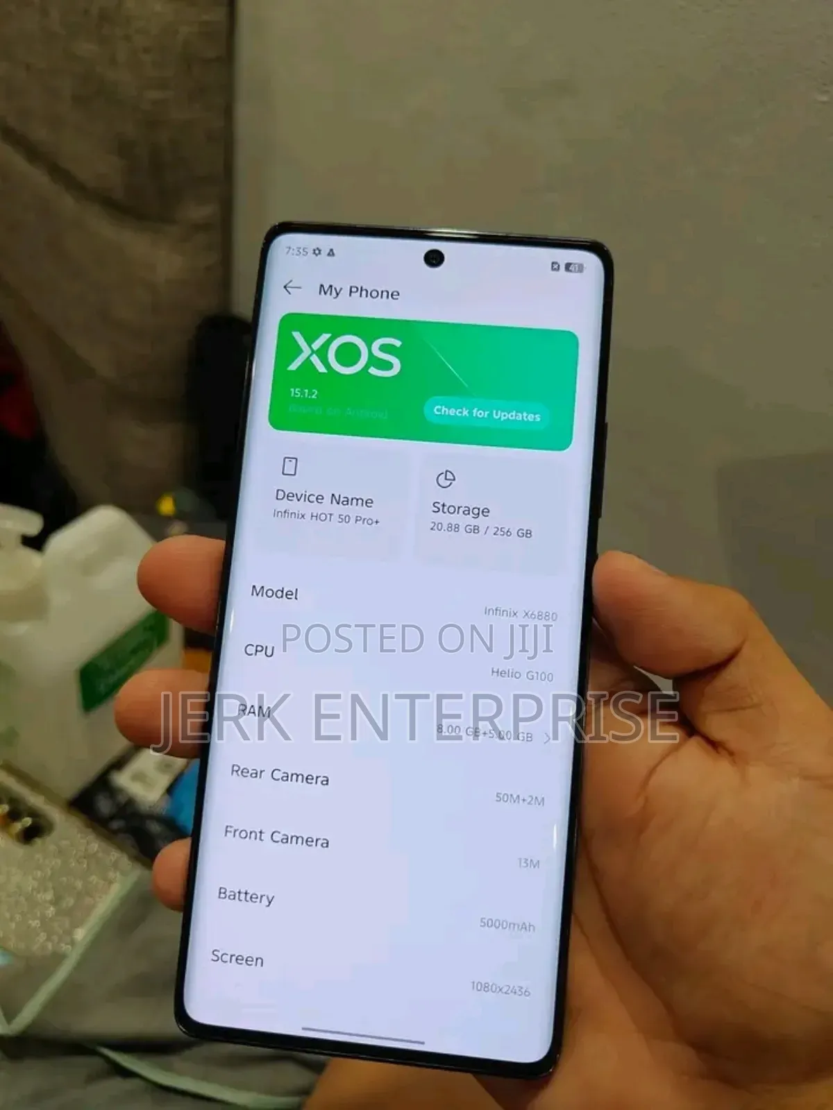 Infinix Hot 50 Pro+ 4G 256 GB Black
