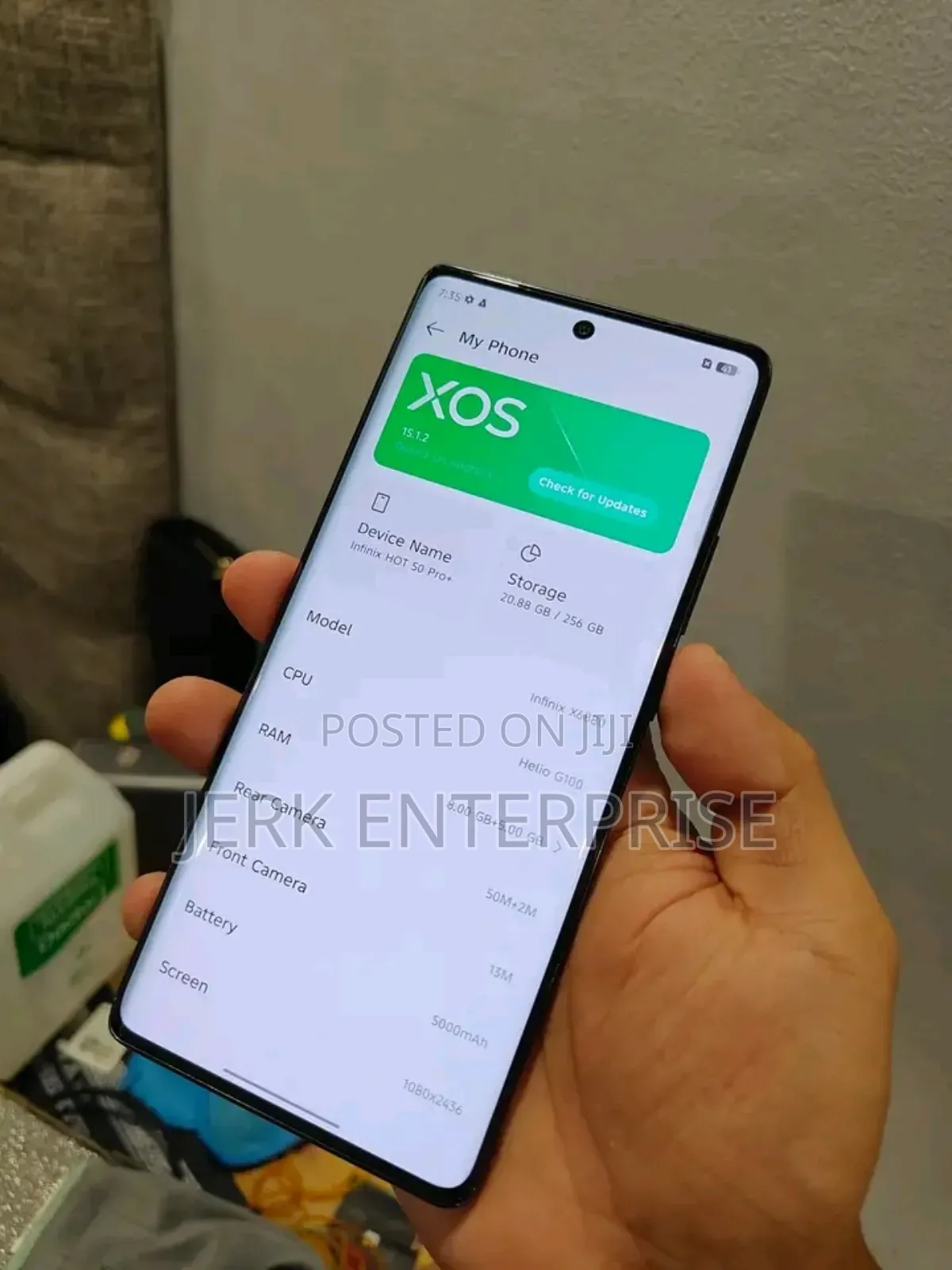 Infinix Hot 50 Pro+ 4G 256 GB Black