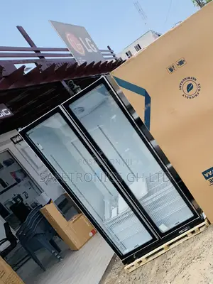 Massive Best Pearl 690L Glass Display Double-Door PVC-801-27AA Fridge